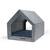 Hundehöhle Filz hellgrau • PETHome • mit Einlegekissen nach Wahl
