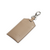 Kotbeutelspender aus Apfelleder beige • CLASSY SAND SILVER
