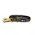 Verstellbare Sicherheits-Hundeleine mit Tactical Karabiner • oliv | gold