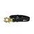 Verstellbare Sicherheits-Hundeleine mit Tactical Karabiner • schwarz | gold
