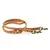 Verstellbare Hundeleine • Leder cognac