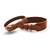 Verstellbares Halsband • Leder braun