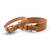 Verstellbares Halsband • Leder cognac