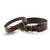 Verstellbares Halsband • Leder dunkelbraun