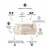 Hundebett Memory Foam • Kingston Contrast beige