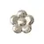 Hundehalsband-Anhänger ☆ Charm Blume silber