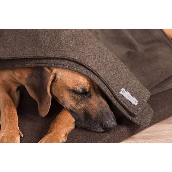 Lodendecke aus 100% Schurwolle, doppellagig