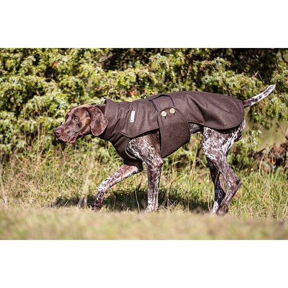 Loden-Hundemantel aus 100% Schurwolle
