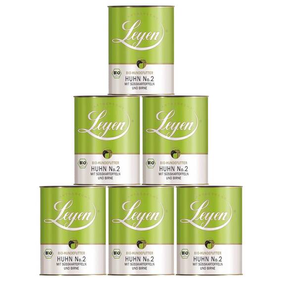 Bio-Huhn No. 2 mit Bio-Süßkartoffeln und Bio-Birne • Leyen® Sparpaket