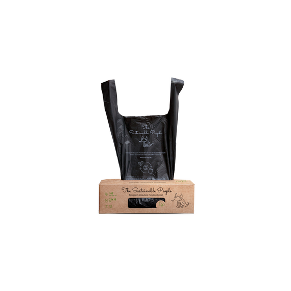 Biologisch abbaubare Hundekotbeutel mit Henkel, 112 Stück