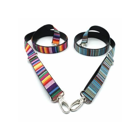 Dog'n'Roll ★ Umhängegurt Ringel Blau