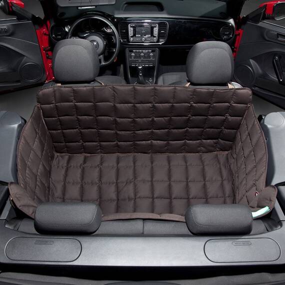Hunde Autodecke für Cabrio und Coupé • braun