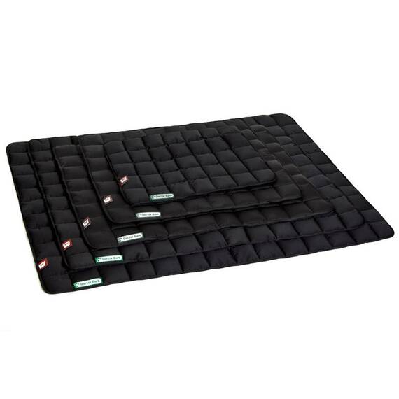 Gesteppte Hundedecke schwarz, waschbar bei 95°C