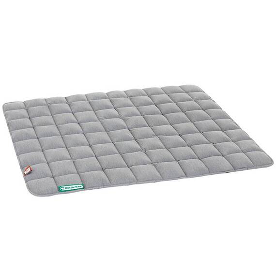 Gesteppte Hundedecke grau melange, waschbar bei 95°C