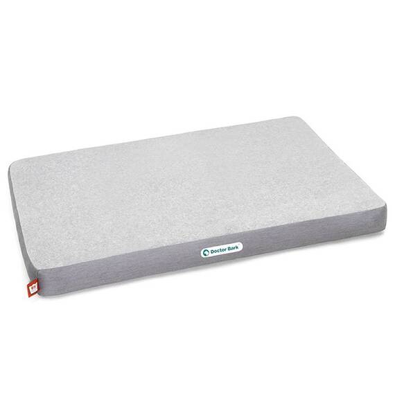 Hundematratze in grau mélange | hellgrau, waschbar bei 95°C