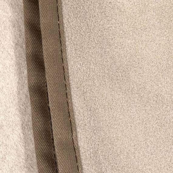 Kuscheldecke Fleece beige, waschbar bei 95°C