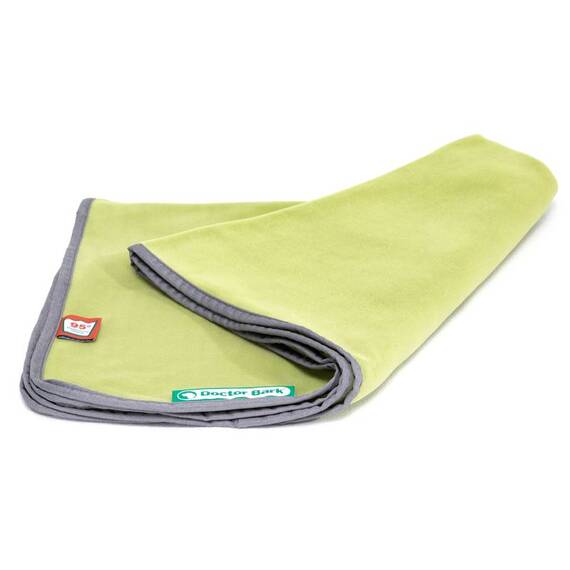 Kuscheldecke Fleece grasgrün, waschbar bei 95°C