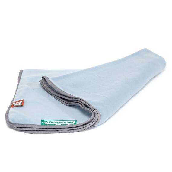 Kuscheldecke Fleece himmelblau, waschbar bei 95°C