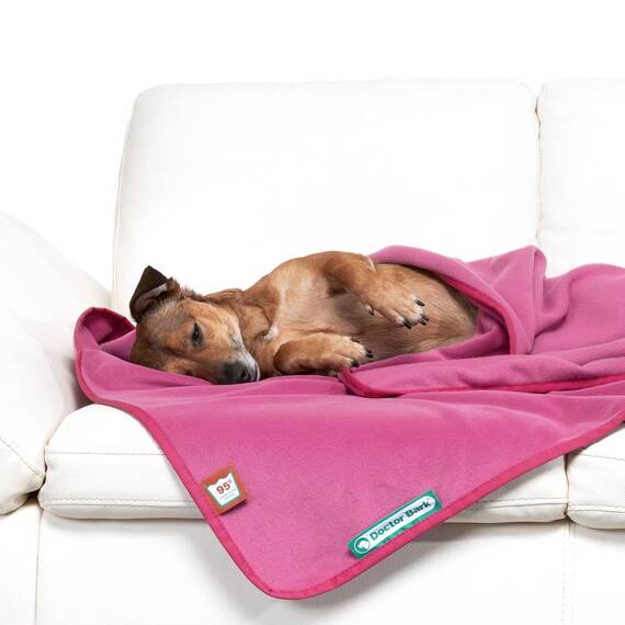 Kuscheldecke Fleece hot pink