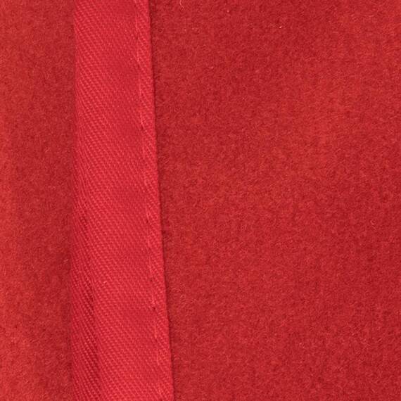 Kuscheldecke Fleece rot, waschbar bei 95°C