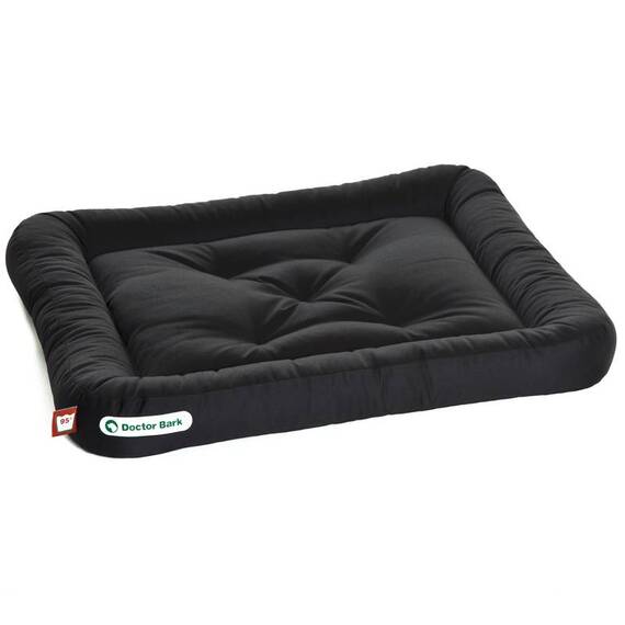 Orthopädisches Hundekissen schwarz, waschbar bei 95°C • Doctor Bark