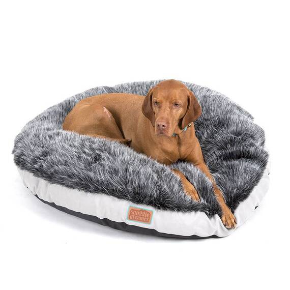 Rundes Hundekissen CAPTAIN FLUFFY TOPLESS in 5 Farben