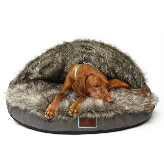 Hundehöhle CAPTAIN FLUFFY anthrazit