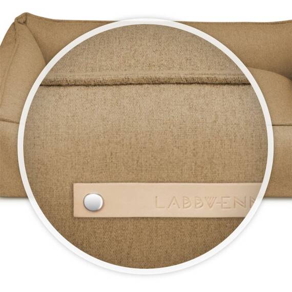 Labbvenn® Hundebett mit Rand MØVIK biscuit