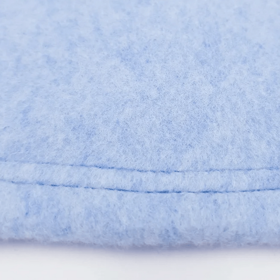 Bio Hundedecke mit beruhigendem Duftkissen, hellblau