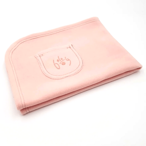 Bio Hundedecke mit beruhigendem Duftkissen, rosa