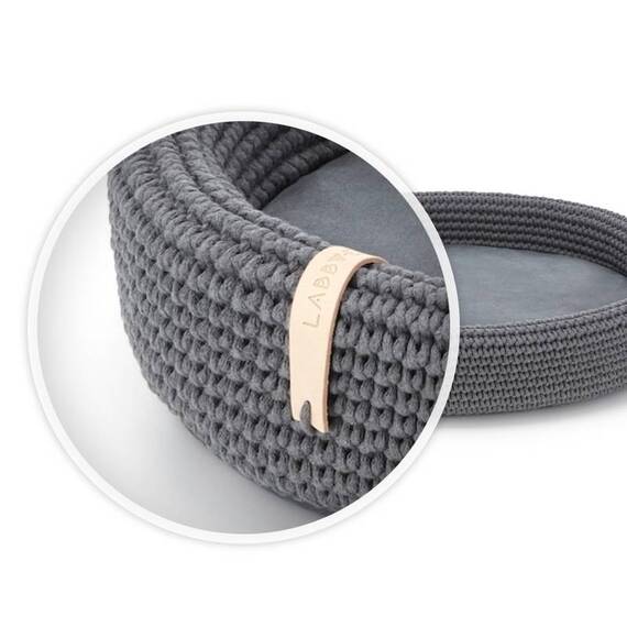 Labbvenn® LUKKO Hundebett anthrazit