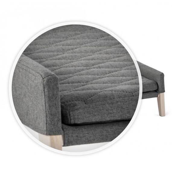 Labbvenn® Hundebett LULU in anthrazit