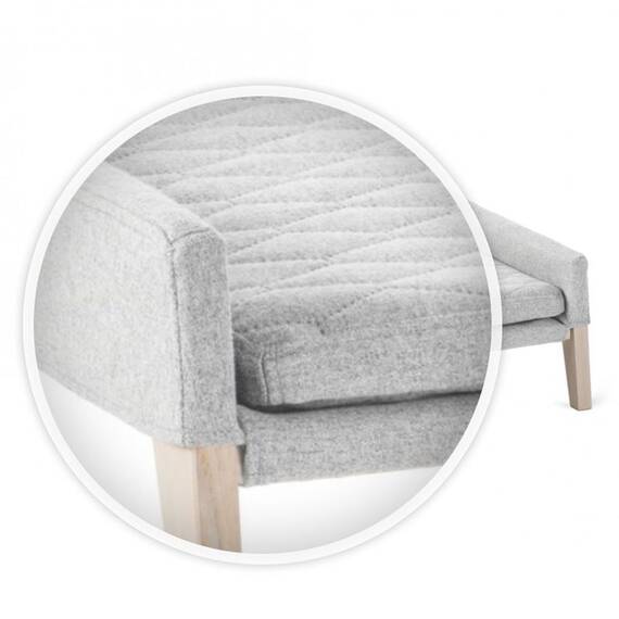 Labbvenn® Hundebett LULU in hellgrau