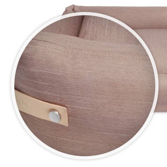 Labbvenn® Hundebett mit Rand STOKKE pink