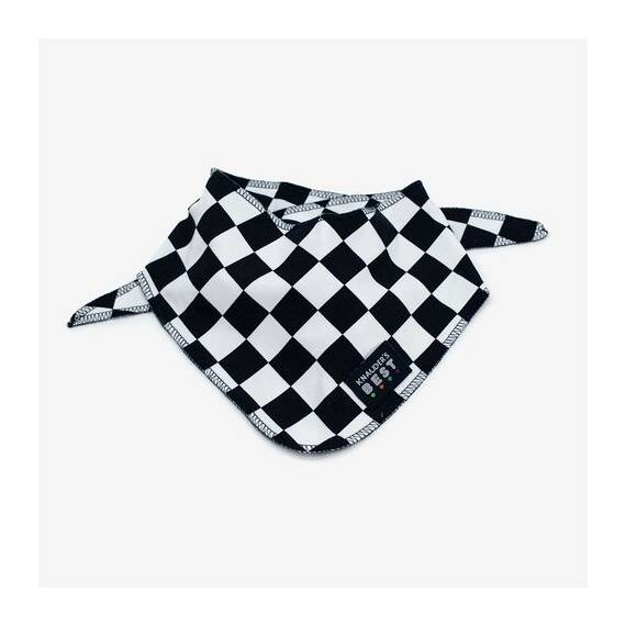 Hunde-Bandana PUNKY in schwarz | weiß