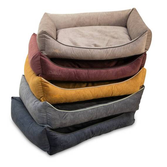 Orthopädisches Hundebett Samt, verschiedene Farben