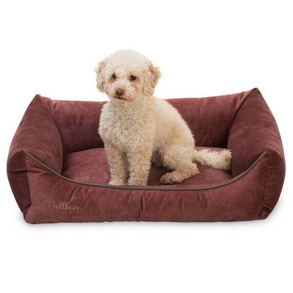 Orthopädisches Hundebett Samt, verschiedene Farben