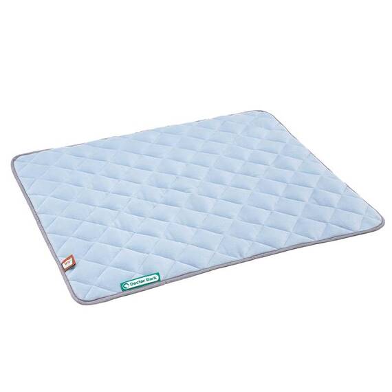 Fleece Hundedecke gesteppt, himmelblau | hellgrau