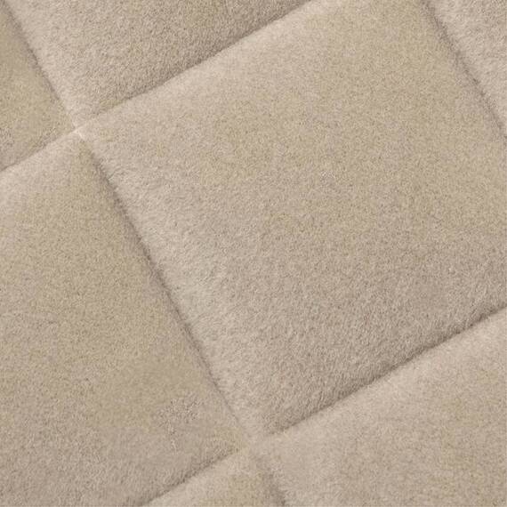 Fleece Hundedecke gesteppt, beige | moosgrün