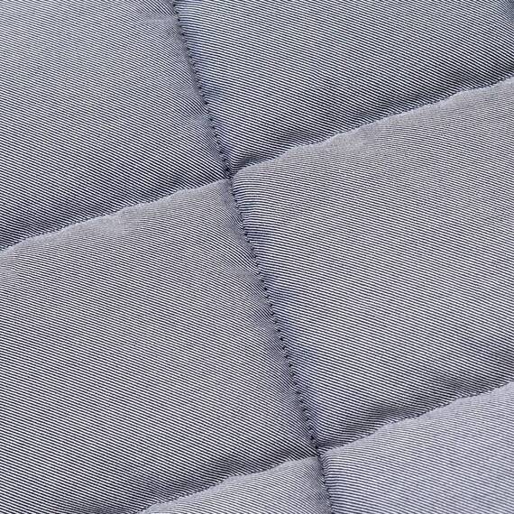 Fleece Hundedecke gesteppt, himmelblau | hellgrau