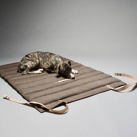 Labbvenn® Hundereisebett FOSSER dunkelbraun