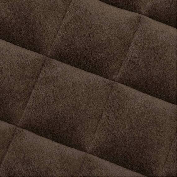 Fleece Hundedecke gesteppt, dunkelbraun