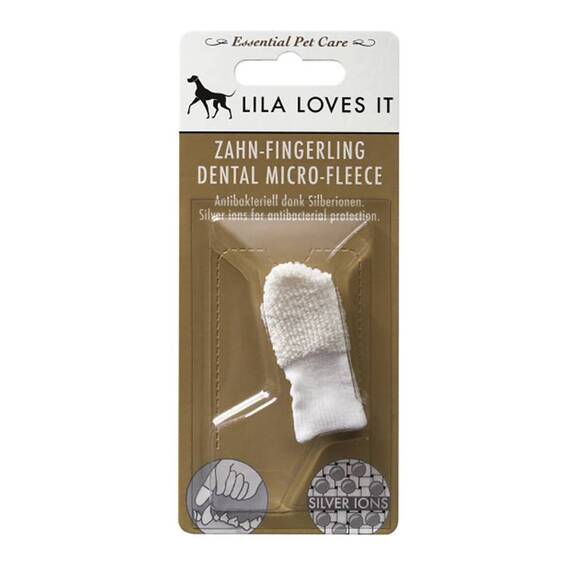 Hunde Zahnbürste Fingerling von LILA LOVES IT®