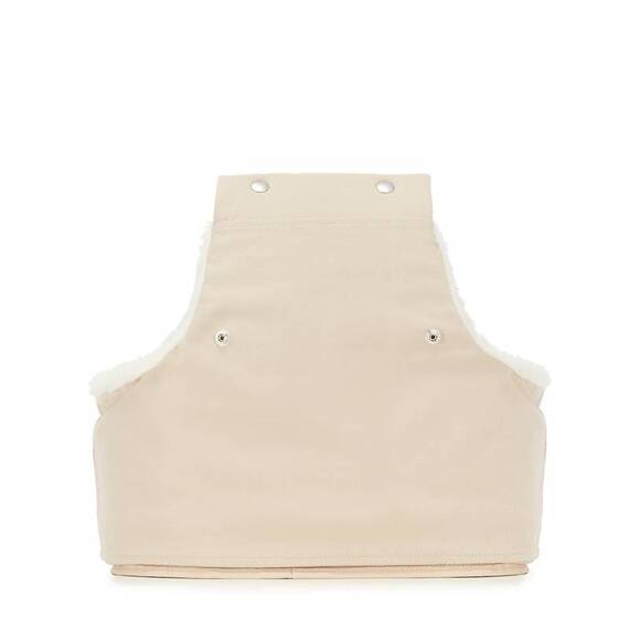 HUNDETASCHE ELVA aus Leder in NUDE, gefüttert • Labbvenn®