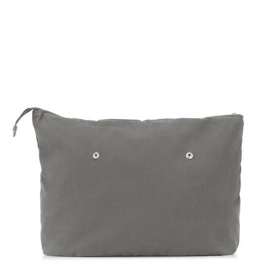 HUNDETASCHE ELVA aus Leder in LIGHT GREY, gefüttert • Labbvenn®