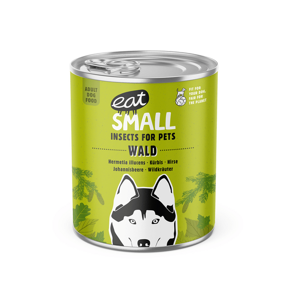 SPARPAKET Insekten Nassfutter für Hunde WALD • Eat Small
