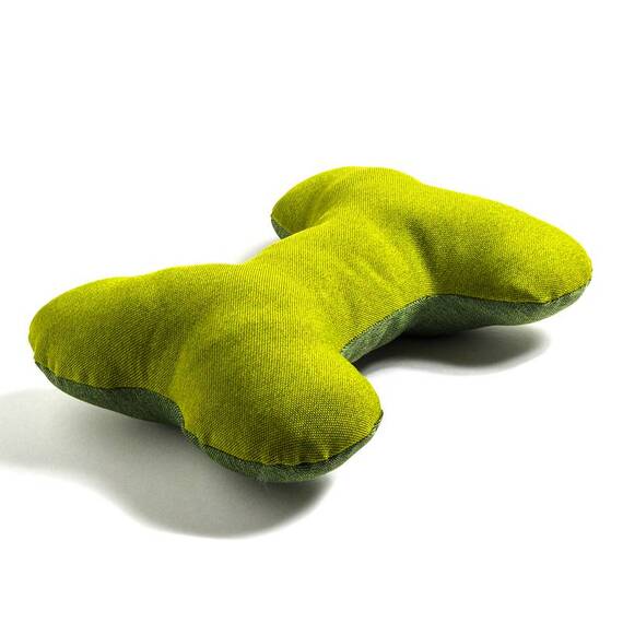 XXL Knochenkissen für Hunde "Schoasch" in Waldgrün/Kiwi • gaiaswelt