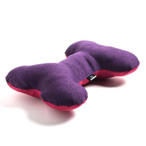 XXL Knochenkissen für Hunde "Schoasch" in Lila/Pink • gaiaswelt
