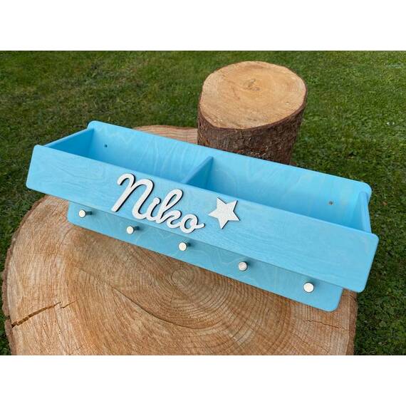 XL Hundegarderobe mit Ablagefach • personalisierbar