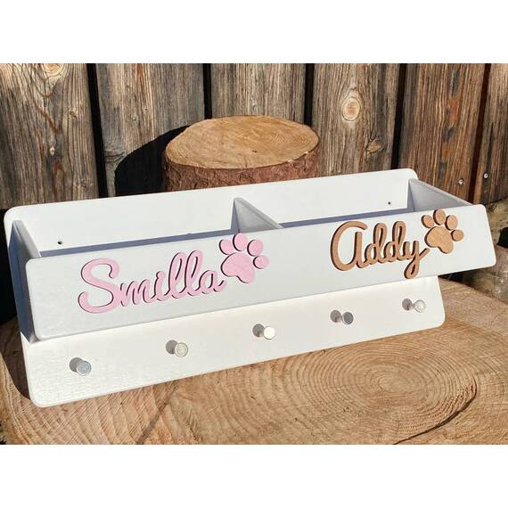 XL Hundegarderobe mit Ablagefach • personalisierbar
